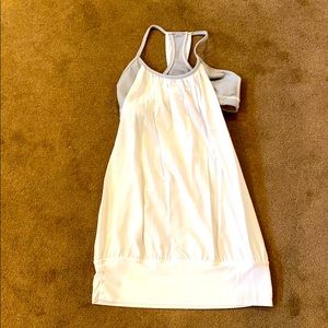 Built in sports bra tank top